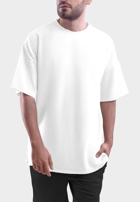 Basic White Oversized Tee