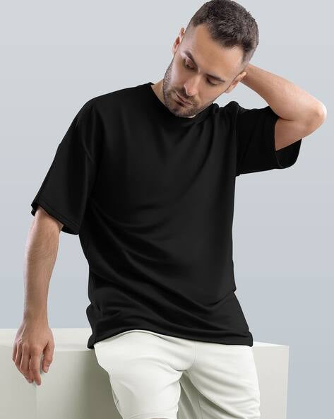 Basic Black Oversized Tee